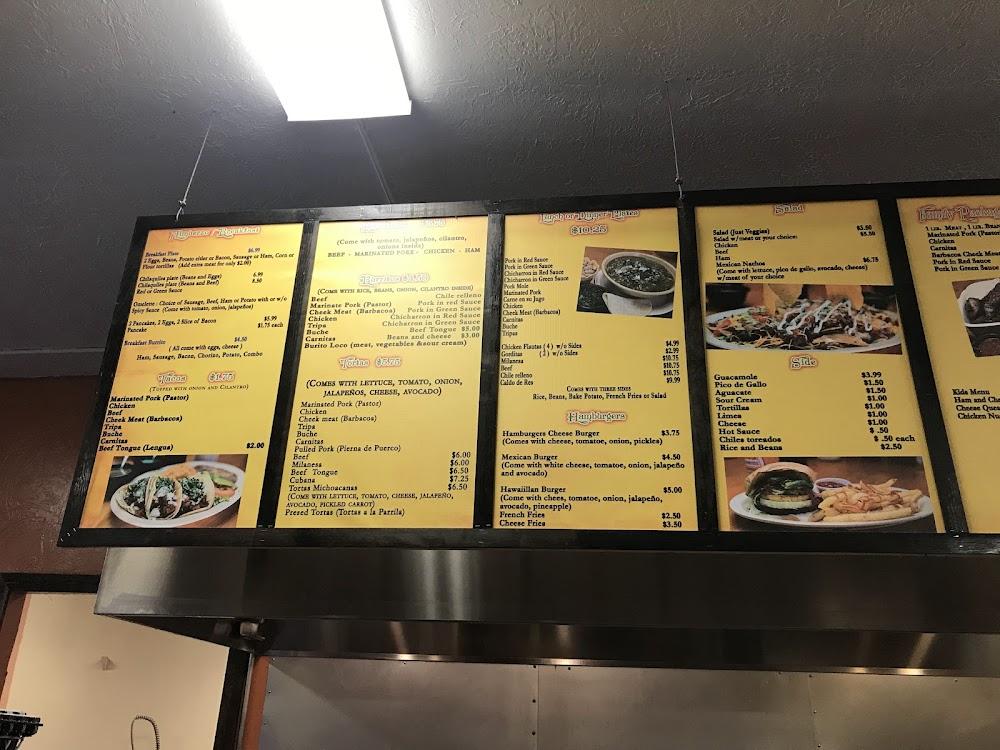 Mejia's Bakery Menu image 3
